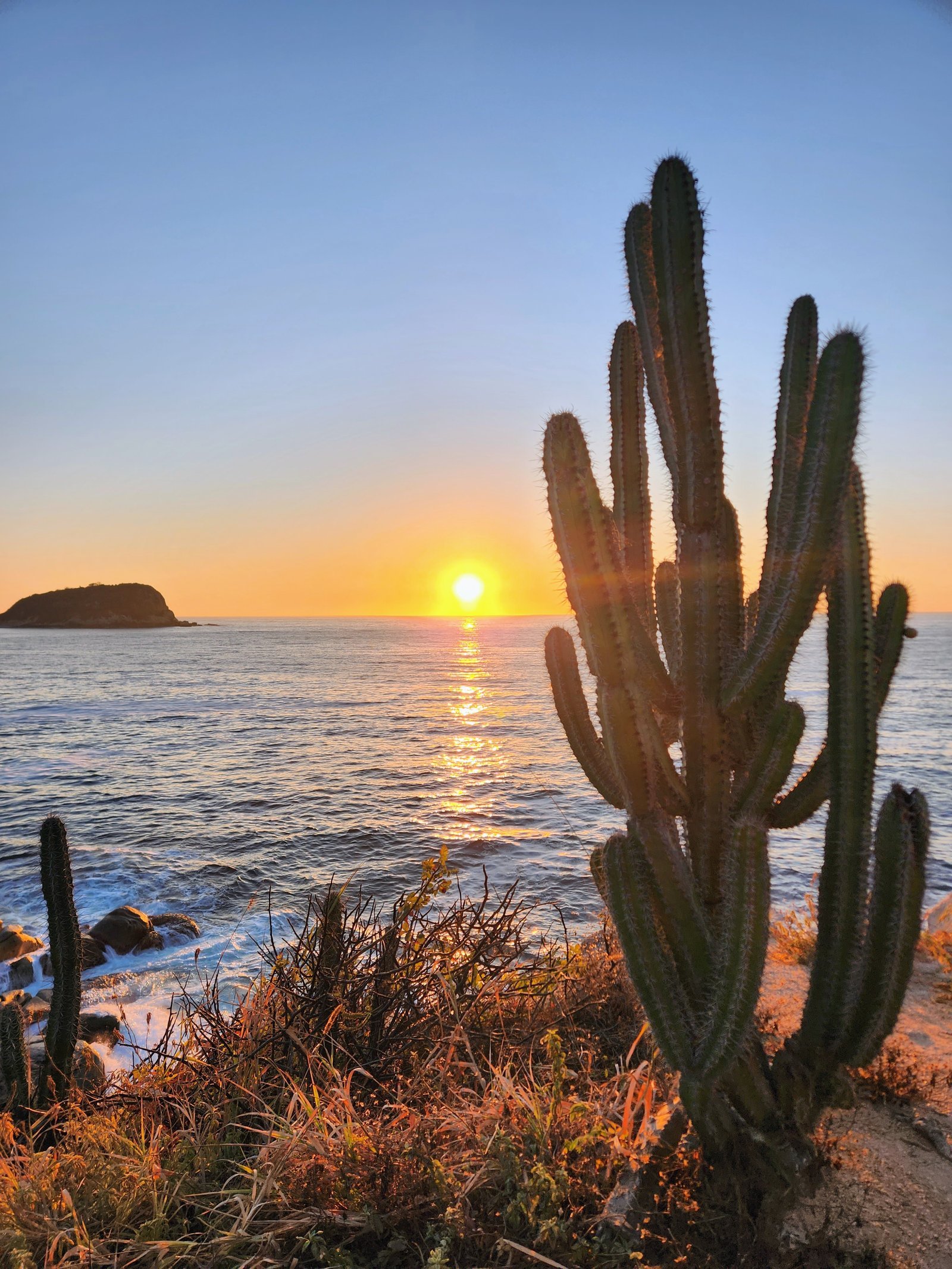 Huatulco sunset — Mexico Pickleball Playcation