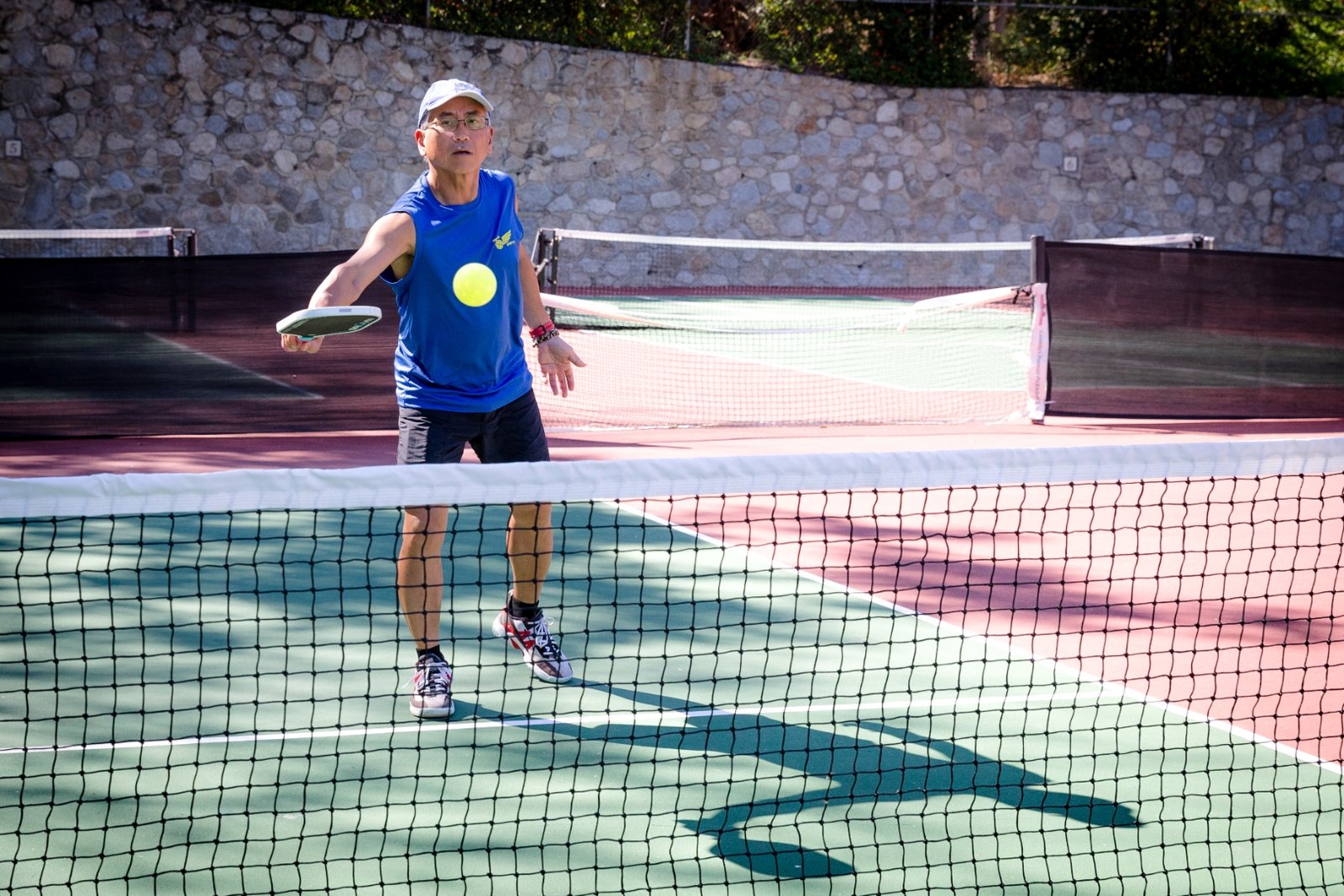 Richard Lee — Positively Pickleball coach in action